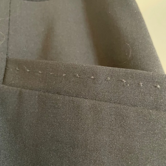 Banana Republic Black Wool Skirt, Size 8 - Picture 2 of 5